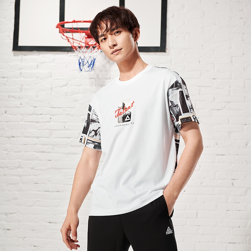 匹克官方网店-男子圆领短t恤 f613651