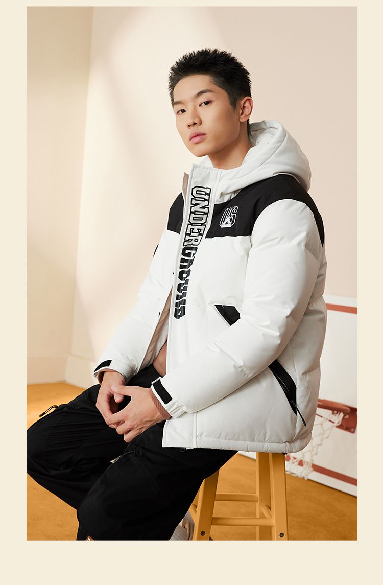 匹克官方网店-匹克男士短款加厚羽绒服 df524011